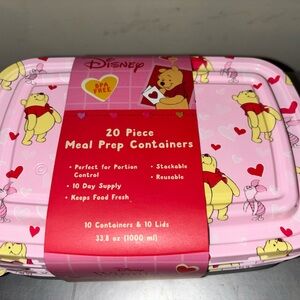 Disney Pink Winnie the Pooh Meal Prep Set
